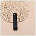 Set Di 6 Ganci Da Parete In Pelle Pu Marrone - Cinghie Decorative Con Viti In Ottone Black - Foto miniatura 3
