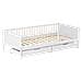 Letto Per Bambini 190x90cm Bianco Con Cassetti Adam - Foto miniatura 2