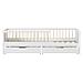 Letto Per Bambini 190x90cm Bianco Con Cassetti Adam - Foto miniatura 3