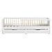 Letto Per Bambini 190x90cm Bianco Con Cassetti Adam - Foto miniatura 4
