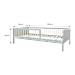 Letto Per Bambini 190x90cm Bianco Con Cassetti Adam - Foto miniatura 8