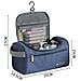 Borsa Da Toilette Da Viaggio Multifunzionale - Organizer Da Toilette Oxford Impermeabile Da Appendere - Foto miniatura 3