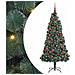Albero di Natale artificiale pre-illuminato con set di palline - Foto miniatura 1