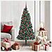 Albero di Natale artificiale pre-illuminato con set di palline - Foto miniatura 2