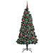 Albero di Natale artificiale pre-illuminato con set di palline - Foto miniatura 3