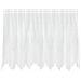 Tenda in Pizzo con tende Bianco 200 x 120 cm Poliestere - Foto miniatura 1