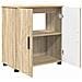 Set di mobili per il bagno con porta 3 pcs Rovere Sonoma - Foto miniatura 5