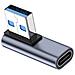 Adattatore Angolato Usb-c Femmina A Usb-a Maschio (2 Pezzi) : Trasferimento Dati E Alimentazione - Foto miniatura 2