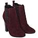 Stivaletti Con Tacco In Pelle Effetto Scamosciato Fllun3sue10 Donna - Foto miniatura 2