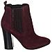 Stivaletti Con Tacco In Pelle Effetto Scamosciato Fllun3sue10 Donna - Foto miniatura 1