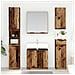 Set di Armadi da Bagno Legno vecchio Legno multistrato - Foto miniatura 2