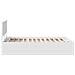 Struttura del letto Bianco 150 x 200 cm Legno multistrato - Foto miniatura 8