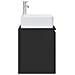 Mobile Lavabo da Parete Nero 49,5 x 41 x 63 cm - Foto miniatura 3