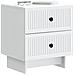 Armadio da Notte con cassetto 2 pcs Bianco 43 x 34,5 x 47,5 cm - Foto miniatura 2