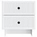 Armadio da Notte con cassetto 2 pcs Bianco 43 x 34,5 x 47,5 cm - Foto miniatura 5