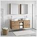 Set di mobili per il bagno 5 pcs Rovere Artigianale - Foto miniatura 4