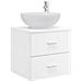 Set di mobili per il bagno 4 pcs Bianco - Foto miniatura 5