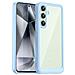 Custodia In Silicone Con Cornice In Gel Per Telefono Samsung Galaxy S24 Fe - Blu - Foto miniatura 3