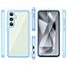 Custodia In Silicone Con Cornice In Gel Per Telefono Samsung Galaxy S24 Fe - Blu - Foto miniatura 5