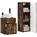Set di mobili per il bagno 2 pz Rovere Fumo 33 x 34,5 x 100 cm - Foto miniatura 8