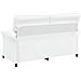 Set di divani 2 pz Bianco Tessuto - Foto miniatura 6