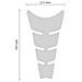 Paraserbatoio Tank Pad Adesivo 3D Vera Fibra per Moto, Slim, 11,5 x 20,5 cm - Foto miniatura 2