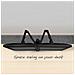 EW1512 27" Morsa Nero supporto da tavolo per Tv a schermo piatto - Foto miniatura 6