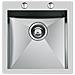 Lavello 1 Vasca 459x495 Mm Quadra Inox Spazzolato Cod. 1205 050 - 1205050 - Foto miniatura 1