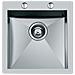 Lavello 1 Vasca 459x495 Mm Quadra Inox Spazzolato Cod. 1205 050 - 1205050 - Foto miniatura 2