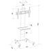 ICA-TR23 - Supporto mobile da pavimento per TV LED / LCD 32-70'' con mensola - Foto miniatura 2
