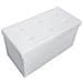 Panca Pieghevole In Pelle, Ottomana Pieghevole Per Conservare, 76 X 38 X 38 Cm, Bianco, Cucita E Con Finitura Trapuntata, Carico Massimo: 150 Kg - Foto miniatura 2