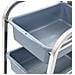 Carrello da Cucina con Contenitori in Plastica 82x43,5x93 cm - Foto miniatura 4