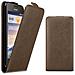 Custodia Compatibile Con Huawei Y330 In Bruno Caffè - Coperchio Protettivo In Design Flip Con Chiusura Magnetica - Foto miniatura 9