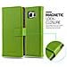 Custodia Compatibile Con Samsung Galaxy Note 5 In Verde Erbe - Coperchio Protettiva Con Chiusura Magnetica, Funzione Stand E Tasca Per Le Carte - Foto miniatura 5