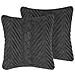Set Di 2 Cuscini In Cotone Grigio 45 X 45 Cm Konni - Foto miniatura 1