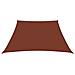 Parasole a Vela in Tela Oxford a Trapezio 2/4x3 m Terracotta - Foto miniatura 3