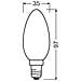 Lampadina Led Flame In Vetro Satinato - 6,5 W = 60 W - E14 - Bianco Caldo - Foto miniatura 10