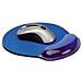 MousePad w / wrist rest, Silicone, Blu, 227 x 250 x 22 mm - Foto miniatura 1