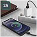 2x Adattatori Di Ricarica Usb-c Femmina A Usb Maschio Nero - Foto miniatura 2