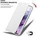 Custodia Compatibile Con Samsung Galaxy S20 Plus In Classy Argento - Coperchio Protettiva Con Chiusura Magnetica, Funzione Stand E Tasca Per Le Carte - Foto miniatura 8
