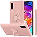 Cadorabo Custodia Compatibile Con Samsung Galaxy A70 / A70s In Liquid Rosa - Coperchio Protettivo In Silicone Tpu Flessibile Con Anello - Foto miniatura 1