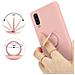 Cadorabo Custodia Compatibile Con Samsung Galaxy A70 / A70s In Liquid Rosa - Coperchio Protettivo In Silicone Tpu Flessibile Con Anello - Foto miniatura 5