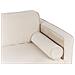 Chaise Longue Versione Destra Miramas Velluto Beige - Foto miniatura 4