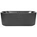 Vasca Da Bagno Freestanding Gocta 169 X 80 Cm Nero - Foto miniatura 4