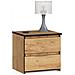 Comodino CL2, 2 cassetti, 40x35x40 cm, Colore Quercia Craft - Foto miniatura 1