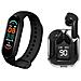 Pack Sport Auricolari Tws Imagine Bluetooth 5.3 Enc E Smartwatch, Nero - Foto miniatura 1