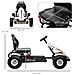 Go Kart a Pedali per Bambini 5-12 Anni in Plastica e Metallo con Sedile Regolabile e Freno a Mano, 121x58x61 cm - Foto miniatura 4