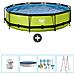 Piscina Fuori Terra - In Giro - 360x360x76 Cm - Groen - Include Accessori Coordinati Cb20 - Foto miniatura 1