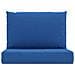 Cuscini Per Pallet 2 Pz Blu In Tessuto Oxford - Foto miniatura 3