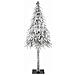 Albero di Natale bianco Bianco PVC 150 cm Albero di Natale bianco - Foto miniatura 3